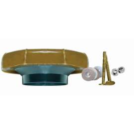 Toilet Wax Ring with Flange and Bolts (6 Pack)