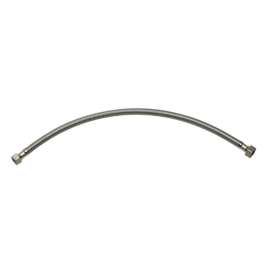 Braided Stainless Steel 20 -in Faucet Connector with 1/2-in Female Compression Thread x 1/2-in I.P. Female Straight Thread