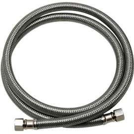 Braided Stainless Steel 48-in Dishwasher Connector with 3/8-in Female Compression Thread x 3/8-in Female Compression Thread and 1/2-in Elbow