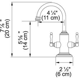 Farm House Hot & Filtered Cold Water Faucet
