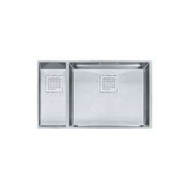 Peak PKX160LH Undermount Kitchen Sink in Stainless Steel