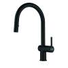 Franke Active 15.1-Inch Single Handle Pull-Down Kitchen Faucet In Matte Black, Act-Pd-Mbk
