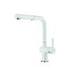 Franke Active 12.25-Inch Contemporary Single Handle Pull-Out Faucet In Polar White, Act-Po-Pwt