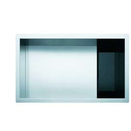 Franke Crystal 29.5-In. X 19.0-In. 16 Gauge Undermount Stainless Steel Single Bowl Kitchen Sink - Clv110-28