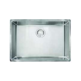 Franke Cube 26.6-In. X 17.7-In. 18 Gauge Stainless Steel Undermount Single Bowl Kitchen Sink - Cux11025