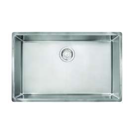 Franke Cube 28.5-In. X 17.7-In. 18 Gauge Stainless Steel Undermount Single Bowl Ada Kitchen Sink - Cux11027-Ada