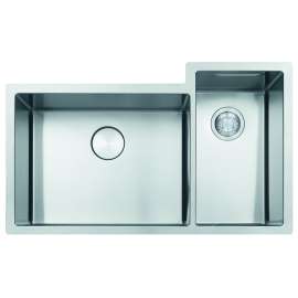Franke Culinary Center 35-In. X 21-In. 19 Gauge Stainless Steel Undermount Double Bowl Kitchen Sink Workstation - Cux16021-W