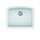 Franke Ellipse 25.0-In. X 19.6-In. Fragranite Undermount Single Bowl Kitchen Sink In Polar White