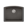Franke Ellipse 25.0-In. X 19.6-In. Granite Undermount Single Bowl Kitchen Sink In Slate Grey