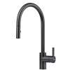 Franke Eos Neo 17-In Single Handle Pull-Down Kitchen Faucet In Industrial Black, Eos-Pd-Ibk