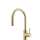 Franke Eos Neo 14-In Single Handle Pull-Down Prep Kitchen Faucet In Gold, Eos-Pr-Gld