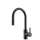 Franke Eos Neo 14-In Single Handle Pull-Down Prep Kitchen Faucet In Industrial Black, Eos-Pr-Ibk