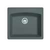 Franke Ellipse 25.0-In. X 22.0-In. Stone Grey Fragranite Dual Mount Single Bowl Kitchen Sink - Essh25229-1