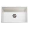 Franke Farm House 30-In. X 20-In. White Apron Front Single Bowl Fireclay Kitchen Sink - Fhk710-30Wh