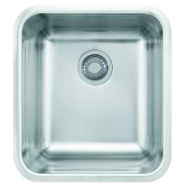 Franke Grande 16.75-In. X 18.7-In. 18 Gauge Stainless Steel Undermount Single Bowl Prep/Bar Sink - Gdx11015