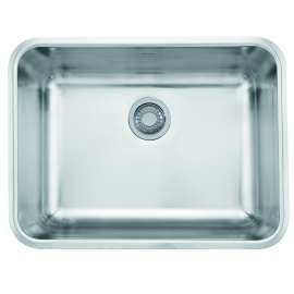 Franke Grande 24.75-In. X 18.7-In. 18 Gauge Stainless Steel Undermount Single Bowl Kitchen Sink - Gdx11023