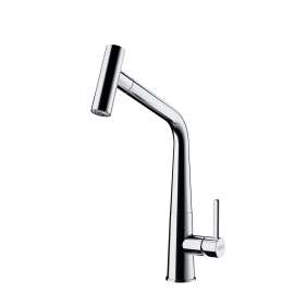Franke Icon 14-In Single Handle Pull-Out Kitchen Faucet, Icn-Po-Chr