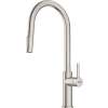 Franke Maris Lario 19-In Single Handle Pull-Down Dual-Spray Kitchen Faucet In Satin Nickel
