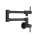 Maris Lario Single Hole Wall Mounted Pot Filler In Matte Black