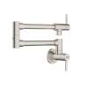 Maris Lario Single Hole Wall Mounted Pot Filler In Satin Nickel