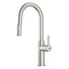 Maris Lario 16.5-In Single Handle Pull-Down Dual-Spray Prep Faucet In Satin Nickel