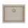 Franke Maris Undermount 21.7-In X 17.8-In Fragranite Single Bowl Kitchen Sink In Champagne