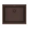 Franke Maris Undermount 21.7-In X 17.8-In Fragranite Single Bowl Kitchen Sink In Mocha