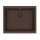 Franke Maris Undermount 21.7-In X 17.8-In Fragranite Single Bowl Kitchen Sink In Mocha