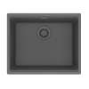 Franke Maris Undermount 21.7-In X 17.8-In Fragranite Single Bowl Kitchen Sink In Stone Grey