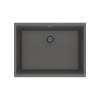 Franke Maris Undermount 25-In X 18.94-In Fragranite Single Bowl Kitchen Sink In Stone Grey
