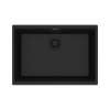Franke Maris Undermount 27-In X 19-In Fragranite Single Bowl Kitchen Sink In Matte Black