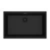 Franke Maris Undermount 30-In X 19-In Fragranite Single Bowl Kitchen Sink In Matte Black