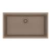 Franke Maris Undermount 31-In X 17.81-In Fragranite Single Bowl Kitchen Sink In Oyster