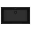 Franke Maris Undermount 33-In X 18.94-In Fragranite Single Bowl Kitchen Sink In Matte Black