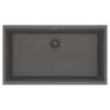 Franke Maris Undermount 33-In X 18.94-In Fragranite Single Bowl Kitchen Sink In Stone Grey