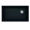 Franke Maris Undermount 33-In X 19.31-In Fragranite Single Bowl Kitchen Sink In Matte Black