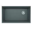 Franke Maris Undermount 33-In X 19.31-In Fragranite Single Bowl Workcenter Kitchen Sink In Stone Grey