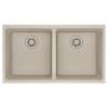 Franke Maris Undermount 33-In X 18.94-In Fragranite Double Bowl Kitchen Sink In Champagne