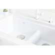 Franke Maris Undermount 31-In X 17.81-In Fragranite Double Bowl Kitchen Sink In Polar White