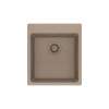 Franke Maris Dual Mount 17.31-In X 19.69-In Fragranite Single Bowl Bar / Prep Sink In Oyster