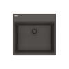 Franke Maris Dual Mount 21.6-In X 20.8-In Fragranite Single Bowl Kitchen Sink In Slate Grey