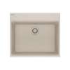 Franke Maris Dual Mount 25-In X 22-In Fragranite Single Bowl Kitchen Sink In Champagne