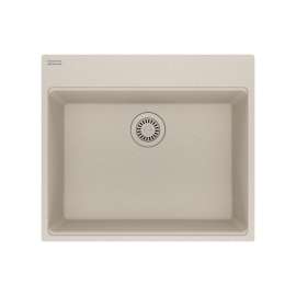Franke Maris Dual Mount 25-In X 22-In Fragranite Single Bowl Kitchen Sink
