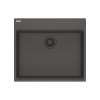 Franke Maris Dual Mount 25-In X 22-In Fragranite Ada Single Bowl Kitchen Sink In Slate Grey