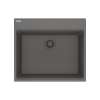 Franke Maris Dual Mount 25-In X 22-In Fragranite Dual Mount Single Bowl Laundry Sink In Stone Grey