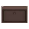 Franke Maris Dual Mount 31-In X 20.88-In Fragranite Single Bowl Kitchen Sink In Mocha