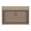Franke Maris Dual Mount 31-In X 20.88-In Fragranite Single Bowl Kitchen Sink In Oyster