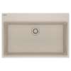 Franke Maris Dual Mount 33-In X 22-In Fragranite Single Bowl Kitchen Sink In Champagne