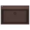 Franke Maris Dual Mount 33-In X 22-In Fragranite Single Bowl Kitchen Sink In Mocha