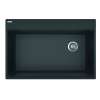 Franke Maris Dual Mount 33-In X 22-In Fragranite Single Bowl Kitchen Sink In Matte Black